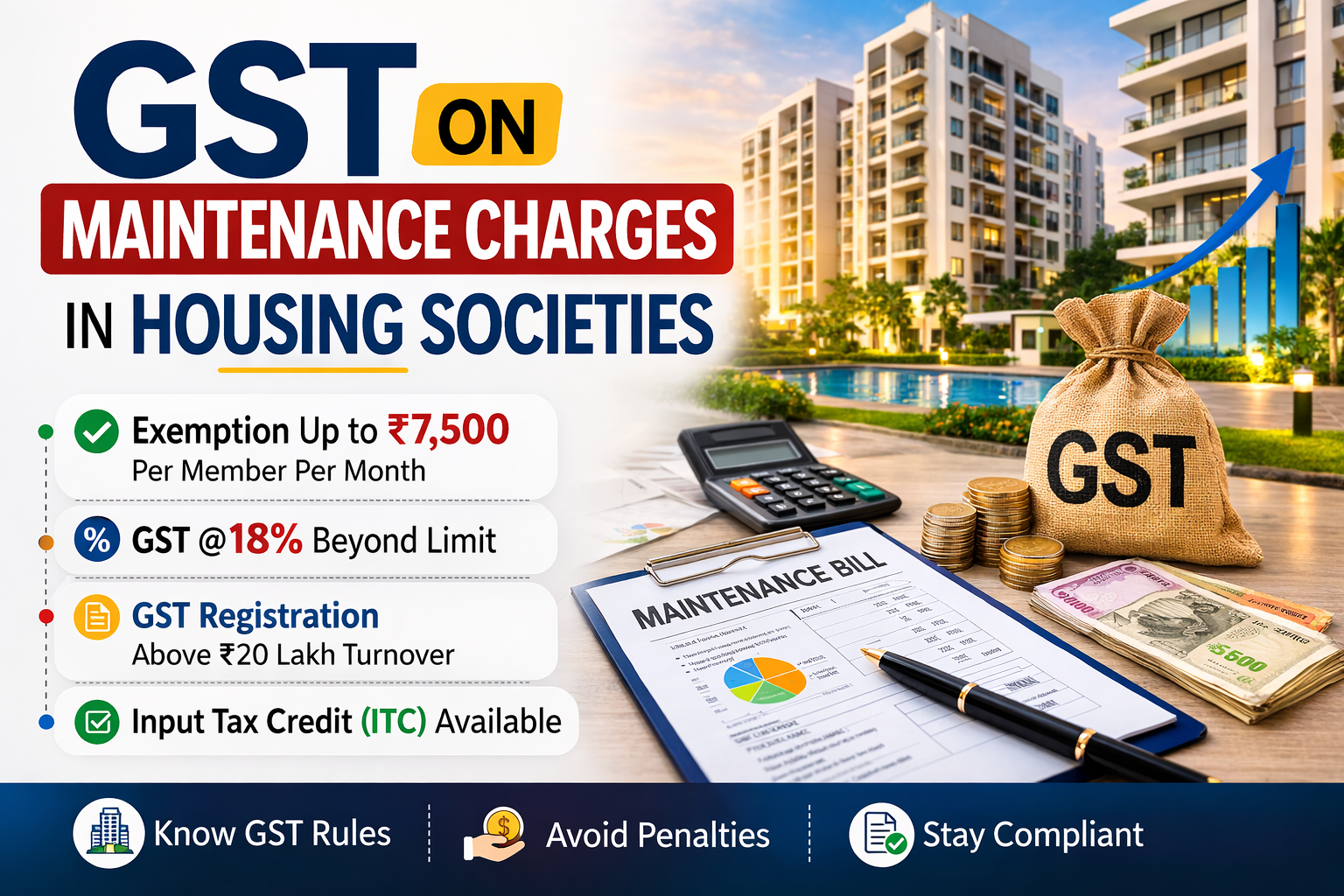 GST on Maintenance Charges in Housing Societies chatgpt image mar 15, 2026, 10 31 29 am