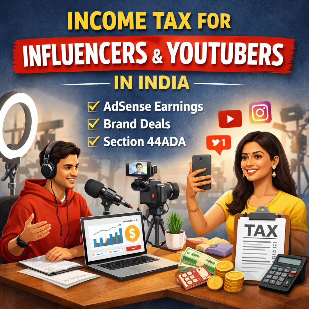 Income Tax for Influencers and YouTubers in India chatgpt image mar 15, 2026, 11 01 11 am